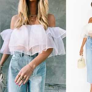 Rossella Ruffle Top